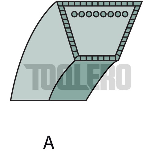 Cinghia trapezoidale per mtd - trapezoidale,