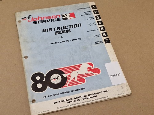 Johnson service libretto - johnson,
