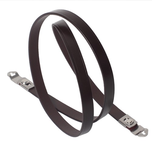 Tracolla collo pelle - in, con