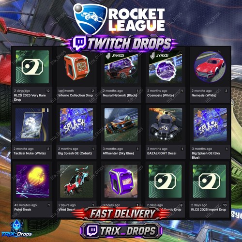 Rocket league twitch drops - rocket,