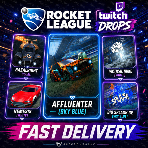 Rocket league twitch drops - rocket,